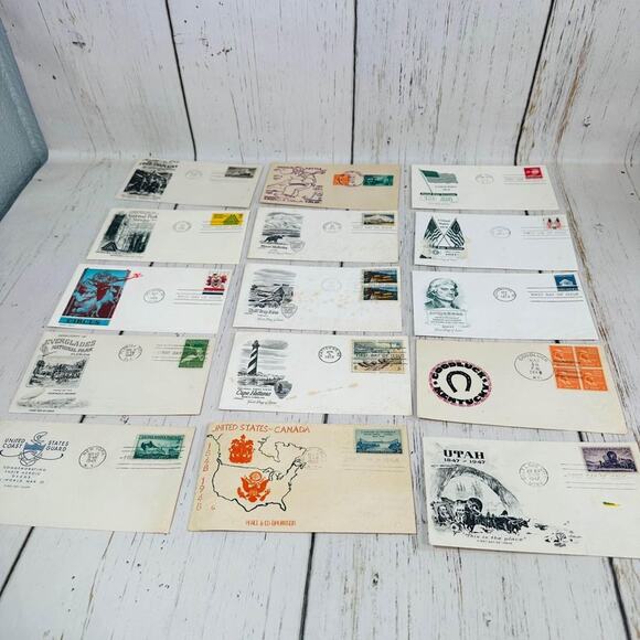 Lot Of 119 Post Card And Envelopes Post Marked 1940’s - 1970’s See Pictures - Picture 3 of 8